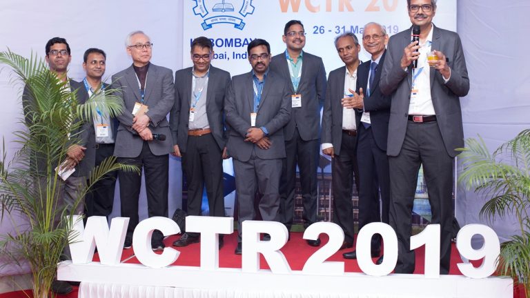 Photograph of the conference team for WCTR Mumbai 2019